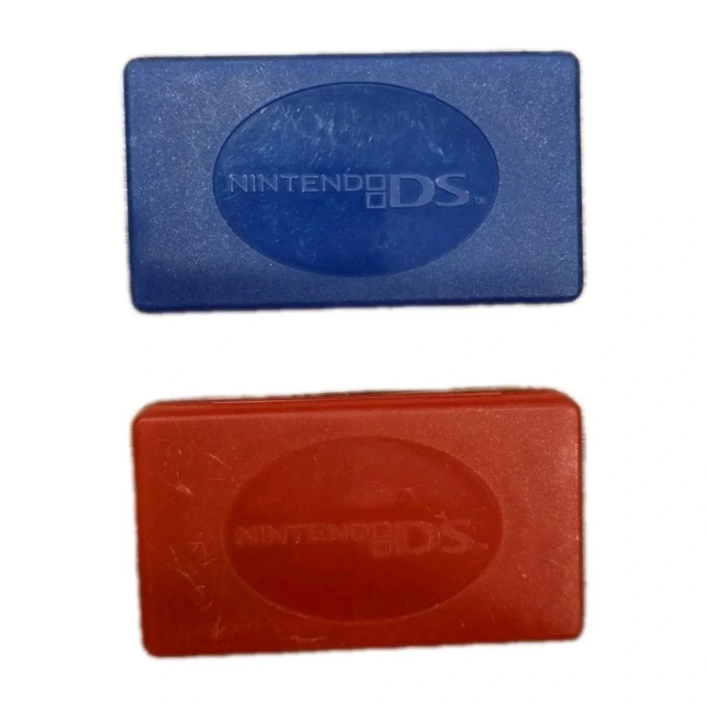 Nintendo DS Switch N Carry Case Wallet Style‎ Black & Red Padded W/2 Game Cases